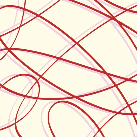 Transfer Sheets; Swirls Pink and Red - Bag of 5